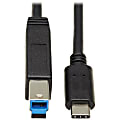 Tripp Lite USB C to USB Type B Cable USB Type C 3.1 Gen 2, 10 Gbps M/M 20in - First End: 1x Type B Male USB - U42220NG2 1 thumbnail image