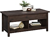 Sauder® Cannery Bridge Lift-Top Coffee Table, 19"H x 43"W x 19"D, Coffee Oak