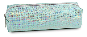 Office Depot® Brand Glitter Pencil Pouch, 2-2/5" x 8-7/10", Mint Glitter 1 thumbnail image