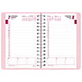 Brownline® 30% Recycled Pink Ribbon Daily Planner, 8" x 5", Pink (Breast Cancer Awareness), January-December 2011 1 thumbnail image