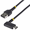 StarTech.com USB-A to C Right-Angle Charging Cable, 1' 1 thumbnail image