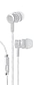 Bytech Wired Earbud Headphones, White, BYAUEB129WT