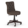 Bush Business Furniture Arden Lane Mid-Back Tufted Office Chair, Brown, Standard Delivery 1 thumbnail image