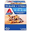 Atkins Caramel Chocolate Nut Roll Bars, 1.55 Oz, Box Of 20 Bars