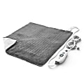 Pure Enrichment PureRelief XXL Ultra-Wide Microplush Heating Pad, 19-1/2" x 24", Charcoal Gray 1 thumbnail image