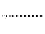 Eaton Tripp Lite Series Power Strip 120V 5-15R 8 Outlet 10' Cord 24" Length Vertical - Power strip (rack-mountable / external) - 15 A - AC 120 V - 1800 Watt - input: NEMA 5-15P - output connectors: 8 - 10 ft cord - black