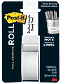 Post-it® Notes Full Adhesive Roll, 1" x 400", White 1 thumbnail image