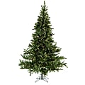 Fraser Hill Farm Flocked Snowy Pine Christmas Tree With Smart String Lighting, 12'