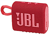JBL GO 3 Portable Waterproof Speaker, Red 1 thumbnail image