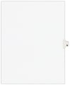 Avery® Individual Legal Dividers Avery® Style, Side Tab N, Letter Size, White, Pack Of 25 1 thumbnail image