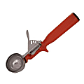 Vollrath No. 24 Disher With Antimicrobial Protection, 1-1/3 Oz, Red 1 thumbnail image