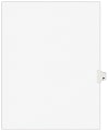 Avery® Individual Legal Dividers Avery® Style, Side Tab P, Letter Size, White, Pack Of 25