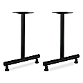 basyx by HON® Rectangular Tabletop Base For 24" Top, Black 1 thumbnail image