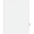 Avery® Avery-Style 30% Recycled Collated Legal Index Exhibit Dividers, 8 1/2" x 11", White Dividers/White Tabs, T, Pack Of 25