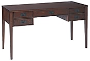 Realspace Sierra Canyon Writing Desk, Cherry