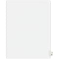Avery® Individual Legal Dividers Avery® Style, Side Tab Z, Letter Size, White, Pack Of 25