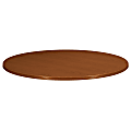 basyx by HON® Veneer Conference Tabletop, Round, 1 1/2"H x 42"W x 42"D, Bourbon Cherry