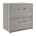 Bush Business Furniture Hustle 29-11/16" x 19-5/8" Lateral 2-Drawer File Cabinet, Platinum Gray, Standard Delivery 1 thumbnail image