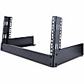 StarTech.com 4U Open Frame Desktop Rack - 2 Post - Weight Cap. 66 lbs. - Free Standing Network Rack (RK4OD) 1 thumbnail image