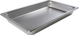 Hoffman Tech Browne Stainless Steel Steam Table Pans, Full Size, Silver, Pack Of 12 Pans 1 thumbnail image