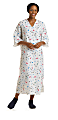 Medline Deluxe Cut Patient Gowns, 66", Lunar, Pack Of 12 1 thumbnail image