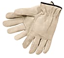 Memphis Glove Premium-Grade Leather Unlined Driving Gloves, Large, Pack Of 12 Pairs