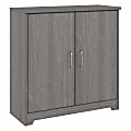 Bush® Furniture Cabot Small 30"W Storage Cabinet With Doors, Modern Gray, Standard Delivery 1 thumbnail image