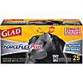 Glad® ForceFlex® Drawstring Trash Bags, 30 Gallons, Black, Box Of 25 1 thumbnail image
