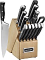 Cuisinart™ Triple Rivet Cutlery Block Set, 14-1/2" x 5-5/8", Set Of 15 Pieces