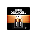 Duracell® Photo 3-Volt CR2 Lithium Battery, Pack Of 2