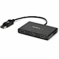 StarTech.com 3-Port Multi Monitor Adapter, DisplayPort to 3x HDMI MST Hub, Triple 1080p, Video Splitter for Extended Desktop Mode, Windows 1 thumbnail image