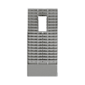 MMF Time Card/Ticket Message Rack, 54 Pockets, 30" x 13 5/8" x 2", Gray 1 thumbnail image