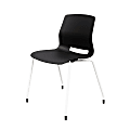 KFI Studios Imme Stack Chair, Black/White 1 thumbnail image