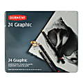 Derwent Graphic Graphite Pencils, Set Of 24 1 thumbnail image