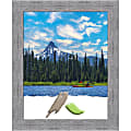 Amanti Art Picture Frame, 27" x 33", Matted For 22" x 28", Bark Rustic Gray