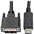 Eaton Tripp Lite Series DisplayPort to DVI Adapter Cable (DP with Latches to DVI-D Single Link M/M), 15 ft. (4.6 m) - DisplayPort/DVI-D  - P581015 1 thumbnail image