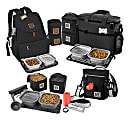 Overland Mobile Dog Gear Day/Night Walking Bag, Rolling Week Away® Bag, Dine Away® Set For Medium/Large Dogs And Weekender Backpack Bundle, Black 1 thumbnail image