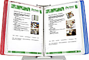 Tarifold Desk Reference System With 10 Display Pockets, 20-Sheet Capacity, 11"H x 6"W x 14"D, USA National Flag 1 thumbnail image