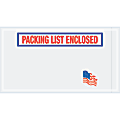 Tape Logic® Preprinted Packing List Envelopes, Packing List Enclosed, 5 1/2" x 10", Blue/Red/White, Case Of 1,000 1 thumbnail image