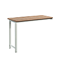 Sauder® Bergen Circle 42"W Desk Return, Kiln Acacia/White 1 thumbnail image