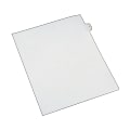Avery® Side-Tab Legal Index Exhibit Dividers, Tab Title 5, White, Pack Of 25