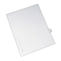 Avery® Side-Tab Legal Index Exhibit Dividers, Tab Title 8, White, Pack Of 25