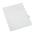 Avery® Side-Tab Legal Index Exhibit Dividers, Tab Title 9, White, Pack Of 25