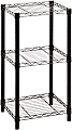 Honey-Can-Do Steel Small Adjustable Shelving Unit, 3-Tier, 30"H x 15"W x 14"D, Black 1 thumbnail image