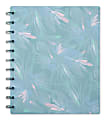 TUL® Discbound Notebook With Soft-Touch Cover, Letter Size, Narrow Ruled, 60 Sheets, Blue Floral