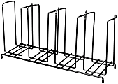 Hoffman Dispense-Rite Counter-Top Cup And Lid Organizer, 5" x 18-1/2" x 8-1/2", Black 1 thumbnail image