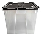 Greenmade Flip-Top Lid Tote, 12 Gallons, Black/Frost 1 thumbnail image