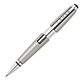 Cross® Edge Gel Rollerball Pen, Medium Point, 1.0 mm, Titanium Barrel, Black Ink