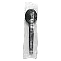 Boardwalk® Heavyweight Wrapped Polystyrene Soup Spoons, Black, Pack Of 1000 Spoons 1 thumbnail image