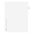 Avery® #30 Numeric Side Tab Dividers, White, Set Of 25 Tabs 1 thumbnail image